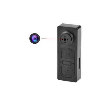 Cámara oculta invisible Mini cámaras ocultas Grabación de video Cuerpo Botón espía usable Cámara espía estenopeica Oculta